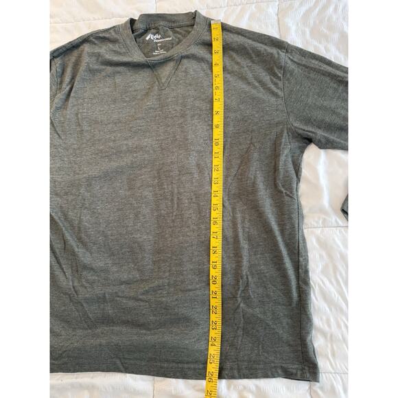 Jackson Hole Men's Long Sleeve T-shirt Basic Large Gray Classic Casual - Picture 4 of 7